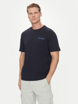 T-shirt męski Napapijri ze sklepu: MODIVO w kategorii: T-shirty męskie - zdjęcie WP-EBWP-BKLVO-LN0_0000305102546