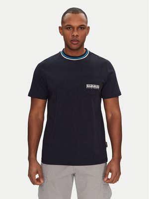 Napapijri - T-shirt męski sportowy ze sklepu: MODIVO w kategorii: T-shirty męskie - zdjęcie WP-EBWP-BKLVO-LN0_0000305102560