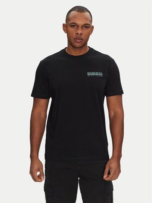 Napapijri - T-shirt męski ze sklepu: MODIVO w kategorii: T-shirty męskie - zdjęcie WP-EBWP-BKLVO-LN0_0000305102690