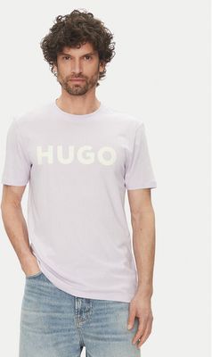 T-shirt męski w stylu młodzieżowym HUGO ze sklepu: MODIVO w kategorii: T-shirty męskie - zdjęcie WP-EBWP-BKLVO-LN0_0000305104793