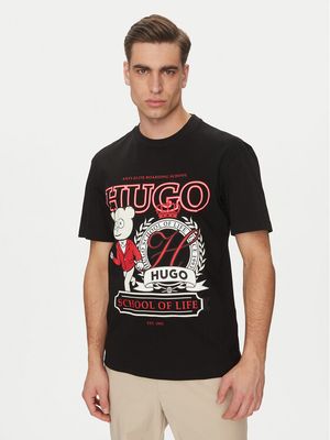 HUGO - T-shirt męski w stylu młodzieżowym ze sklepu: MODIVO w kategorii: T-shirty męskie - zdjęcie WP-EBWP-BKLVO-LN0_0000305105653
