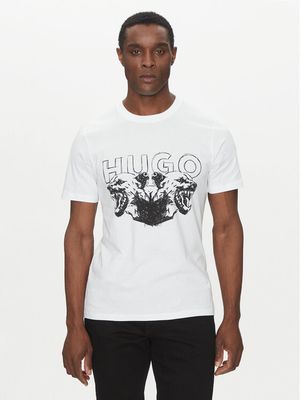 T-shirt męski HUGO ze sklepu: MODIVO w kategorii: T-shirty męskie - zdjęcie WP-EBWP-BKLVO-LN0_0000305105677