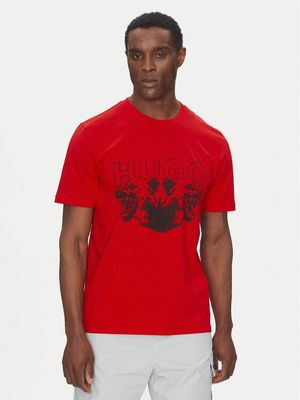 T-shirt męski na wiosnę HUGO ze sklepu: MODIVO w kategorii: T-shirty męskie - zdjęcie WP-EBWP-BKLVO-LN0_0000305105684