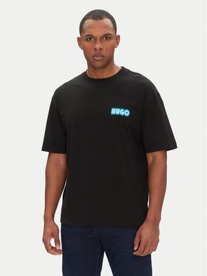 T-shirt męski casual HUGO ze sklepu: MODIVO w kategorii: T-shirty męskie - zdjęcie WP-EBWP-BKLVO-LN0_0000305105714