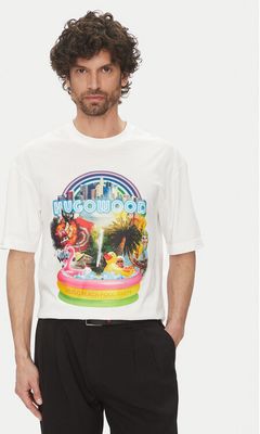 T-shirt męski HUGO ze sklepu: MODIVO w kategorii: T-shirty męskie - zdjęcie WP-EBWP-BKLVO-LN0_0000305105721