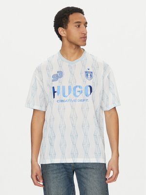 HUGO - T-shirt męski ze sklepu: MODIVO w kategorii: T-shirty męskie - zdjęcie WP-EBWP-BKLVO-LN0_0000305106223