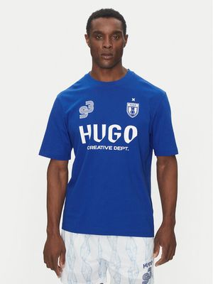 T-shirt męski w stylu młodzieżowym HUGO ze sklepu: MODIVO w kategorii: T-shirty męskie - zdjęcie WP-EBWP-BKLVO-LN0_0000305106322