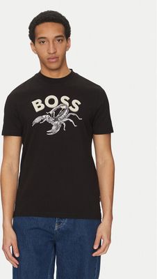 T-shirt męski w stylu młodzieżowym BOSS ze sklepu: MODIVO w kategorii: T-shirty męskie - zdjęcie WP-EBWP-BKLVO-LN0_0000305107381