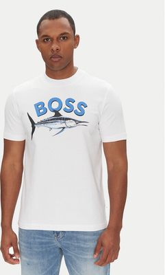 T-shirt męski BOSS ze sklepu: MODIVO w kategorii: T-shirty męskie - zdjęcie WP-EBWP-BKLVO-LN0_0000305107404