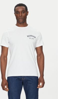 T-shirt męski casual Barbour ze sklepu: MODIVO w kategorii: T-shirty męskie - zdjęcie WP-EBWP-BKLVO-LN0_0000305116581