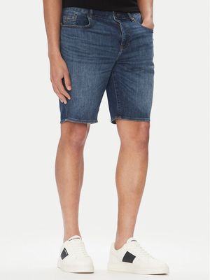 Armani Exchange - Spodenki męskie casual na lato ze sklepu: MODIVO w kategorii: Spodenki męskie - zdjęcie WP-EBWP-BKLVO-LN0_0000305117755