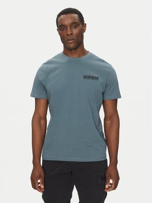 T-shirt męski na lato Napapijri ze sklepu: MODIVO w kategorii: T-shirty męskie - zdjęcie WP-EBWP-BKLVO-LN0_0000305119612