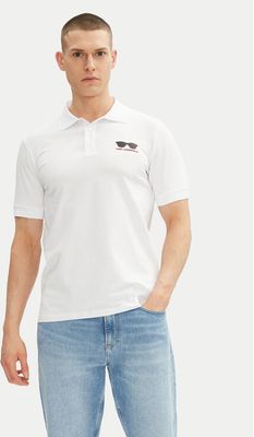 T-shirt męski na wiosnę casual Karl Lagerfeld ze sklepu: MODIVO w kategorii: T-shirty męskie - zdjęcie WP-EBWP-BKLVO-LN0_0000305123428