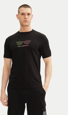 T-shirt męski na wiosnę Karl Lagerfeld ze sklepu: MODIVO w kategorii: T-shirty męskie - zdjęcie WP-EBWP-BKLVO-LN0_0000305123480