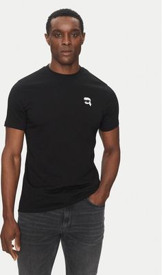 T-shirt męski casual Karl Lagerfeld ze sklepu: MODIVO w kategorii: T-shirty męskie - zdjęcie WP-EBWP-BKLVO-LN0_0000305123954