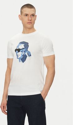 T-shirt męski na wiosnę Karl Lagerfeld ze sklepu: MODIVO w kategorii: T-shirty męskie - zdjęcie WP-EBWP-BKLVO-LN0_0000305124852