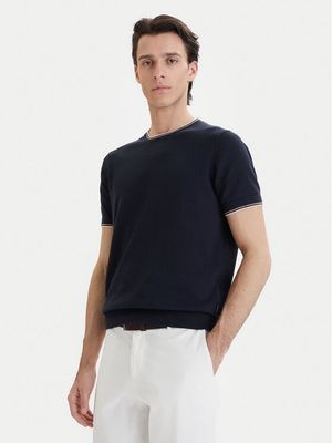 Bugatti - T-shirt męski casual ze sklepu: MODIVO w kategorii: T-shirty męskie - zdjęcie WP-EBWP-BKLVO-LN0_0000305126627