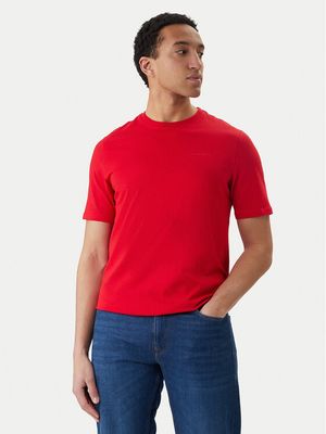 T-shirt męski casual Bugatti ze sklepu: MODIVO w kategorii: T-shirty męskie - zdjęcie WP-EBWP-BKLVO-LN0_0000305126986