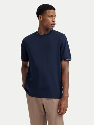 T-shirt męski na wiosnę casualowy Bugatti ze sklepu: MODIVO w kategorii: T-shirty męskie - zdjęcie WP-EBWP-BKLVO-LN0_0000305127037