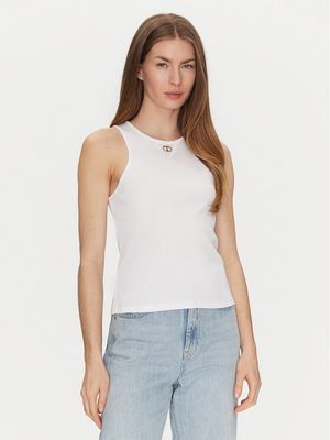 Bluzka damska casual Twinset ze sklepu: MODIVO w kategorii: Bluzki damskie - zdjęcie WP-EBWP-BKLVO-LN0_0000305135391