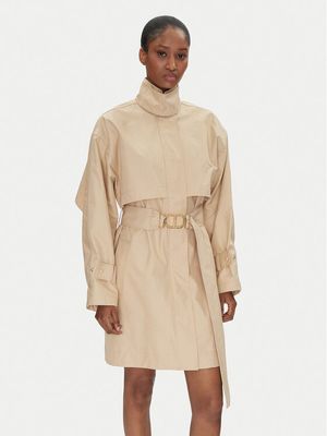 Płaszcz damski casual jesienny Twinset ze sklepu: MODIVO w kategorii: Płaszcze damskie - zdjęcie WP-EBWP-BKLVO-LN0_0000305135445