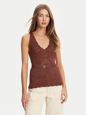 Bluzka damska casual Twinset ze sklepu: MODIVO w kategorii: Bluzki damskie - zdjęcie WP-EBWP-BKLVO-LN0_0000305136015