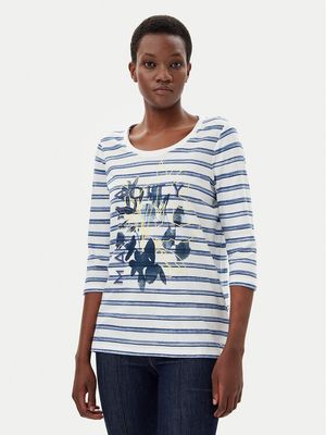 Bluzka damska casual Olsen ze sklepu: MODIVO w kategorii: Bluzki damskie - zdjęcie WP-EBWP-BKLVO-LN0_0000305138583