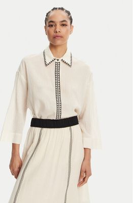 Koszula damska elegancka Devotion TWINS ze sklepu: MODIVO w kategorii: Koszule damskie - zdjęcie WP-EBWP-BKLVO-LN0_0000305141668
