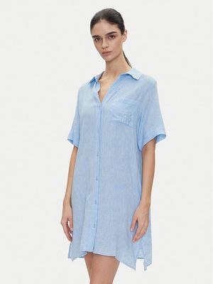 Koszula nocna casual w nadruki DKNY ze sklepu: MODIVO w kategorii: Koszule nocne - zdjęcie WP-EBWP-BKLVO-LN0_0000305149503
