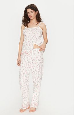 Piżama z nadrukami LAUREN RALPH LAUREN ze sklepu: MODIVO w kategorii: Piżamy damskie - zdjęcie WP-EBWP-BKLVO-LN0_0000305149701