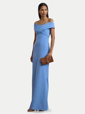 Sukienka elegancka z odkrytymi ramionami LAUREN RALPH LAUREN ze sklepu: MODIVO w kategorii: Sukienki - zdjęcie WP-EBWP-BKLVO-LN0_0000305153098