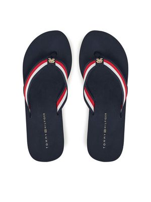 Tommy Hilfiger - Klapki damskie na lato ze sklepu: MODIVO w kategorii: Klapki damskie - zdjęcie WP-EBWP-BKLVO-LN0_0000305157423