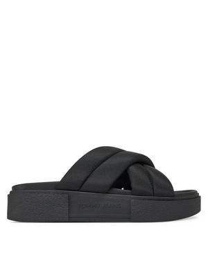 Klapki damskie na lato Tommy Jeans ze sklepu: MODIVO w kategorii: Klapki damskie - zdjęcie WP-EBWP-BKLVO-LN0_0000305159748