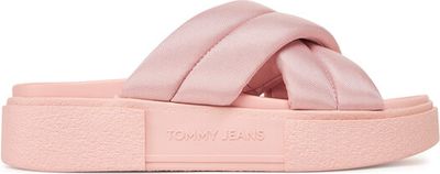 Klapki damskie na lato Tommy Jeans ze sklepu: MODIVO w kategorii: Klapki damskie - zdjęcie WP-EBWP-BKLVO-LN0_0000305159755