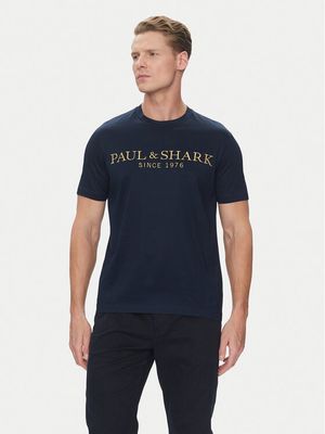 T-shirt męski Paul&Shark ze sklepu: MODIVO w kategorii: T-shirty męskie - zdjęcie WP-EBWP-BKLVO-LN0_0000305161369
