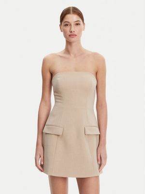 Sukienka elegancka Bardot ze sklepu: MODIVO w kategorii: Sukienki - zdjęcie WP-EBWP-BKLVO-LN0_0000305168184