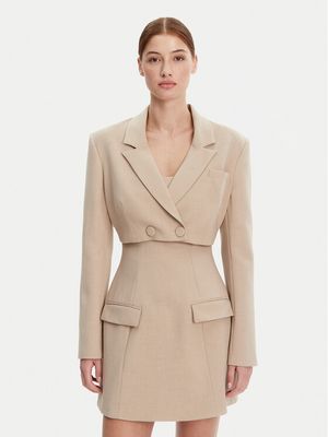 Marynarka na wiosnę elegancki Bardot ze sklepu: MODIVO w kategorii: Marynarki damskie - zdjęcie WP-EBWP-BKLVO-LN0_0000305168191