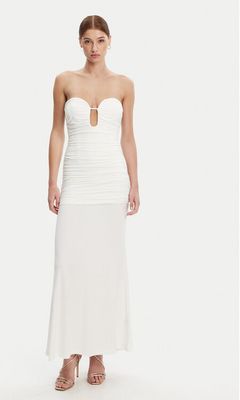 Sukienka elegancka Bardot ze sklepu: MODIVO w kategorii: Sukienki - zdjęcie WP-EBWP-BKLVO-LN0_0000305168603