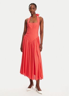 Sukienka elegancka Bardot ze sklepu: MODIVO w kategorii: Sukienki - zdjęcie WP-EBWP-BKLVO-LN0_0000305168788