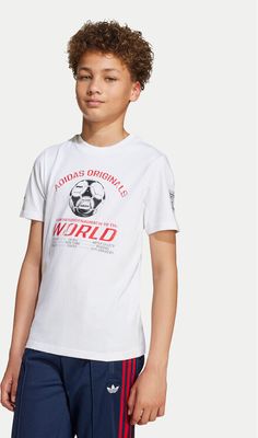 T-shirt chłopięce letni adidas ze sklepu: MODIVO w kategorii: T-shirty chłopięce - zdjęcie WP-EBWP-BKLVO-LN0_0000305182418