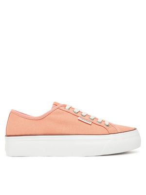 Trampki damskie wiosenne Calvin Klein Jeans ze sklepu: MODIVO w kategorii: Trampki damskie - zdjęcie WP-EBWP-BKLVO-LN0_0000305197627
