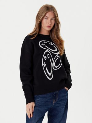 HUGO - Sweter damski casual ze sklepu: MODIVO w kategorii: Swetry damskie - zdjęcie WP-EBWP-BKLVO-LN0_0000305204721