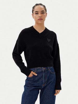 HUGO - Sweter damski ze sklepu: MODIVO w kategorii: Swetry damskie - zdjęcie WP-EBWP-BKLVO-LN0_0000305204882