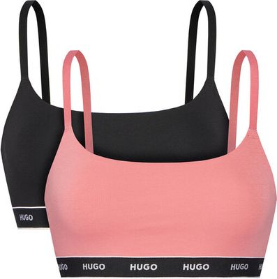 Biustonosz w sportowym stylu z napisami HUGO ze sklepu: MODIVO w kategorii: Biustonosze - zdjęcie WP-EBWP-BKLVO-LN0_0000305205568