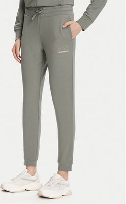 Spodnie damskie sportowe jesienne EA7 Emporio Armani ze sklepu: MODIVO w kategorii: Spodnie damskie - zdjęcie WP-EBWP-BKLVO-LN0_0000305207760