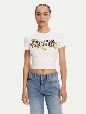 Versace Jeans Couture - Bluzka damska na wiosnę ze sklepu: MODIVO w kategorii: Bluzki damskie - zdjęcie WP-EBWP-BKLVO-LN0_0000305216038