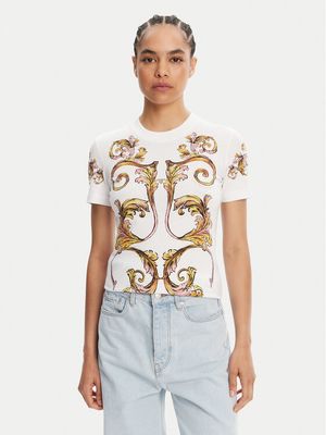 Versace Jeans Couture - Bluzka damska w stylu młodzieżowym ze sklepu: MODIVO w kategorii: Bluzki damskie - zdjęcie WP-EBWP-BKLVO-LN0_0000305216045