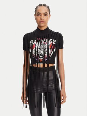 Bluzka damska wiosenna Versace Jeans Couture ze sklepu: MODIVO w kategorii: Bluzki damskie - zdjęcie WP-EBWP-BKLVO-LN0_0000305216069