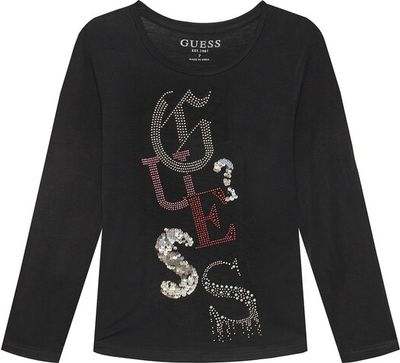 Bluzka dziewczęca jesienna Guess ze sklepu: MODIVO w kategorii: Bluzki dziewczęce - zdjęcie WP-EBWP-BKLVO-LN0_0000305227836