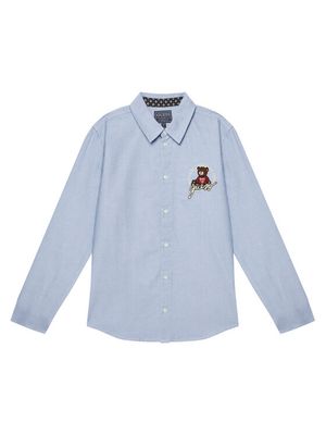 Guess - Koszula chłopięca na wiosnę ze sklepu: MODIVO w kategorii: Koszule chłopięce - zdjęcie WP-EBWP-BKLVO-LN0_0000305228369
